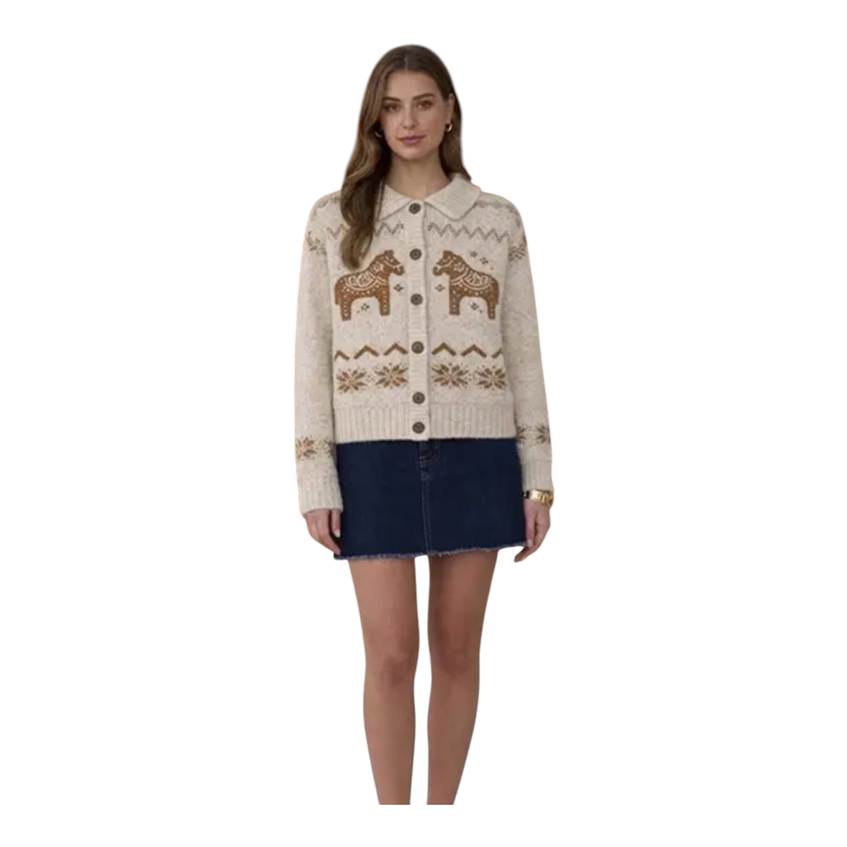 Nordic Button Down Sweater