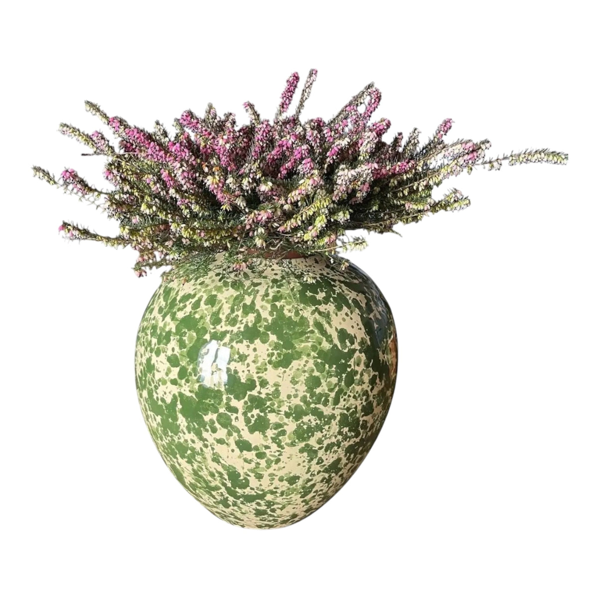 Speckled Flower Vase