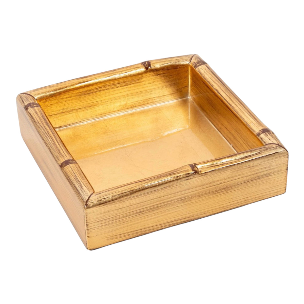 Gold Leaf Cocktail Napkin Holder