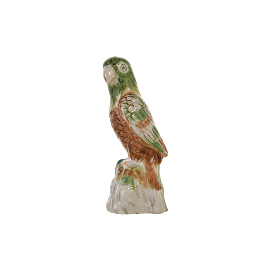 Hand-Painted French Parrot