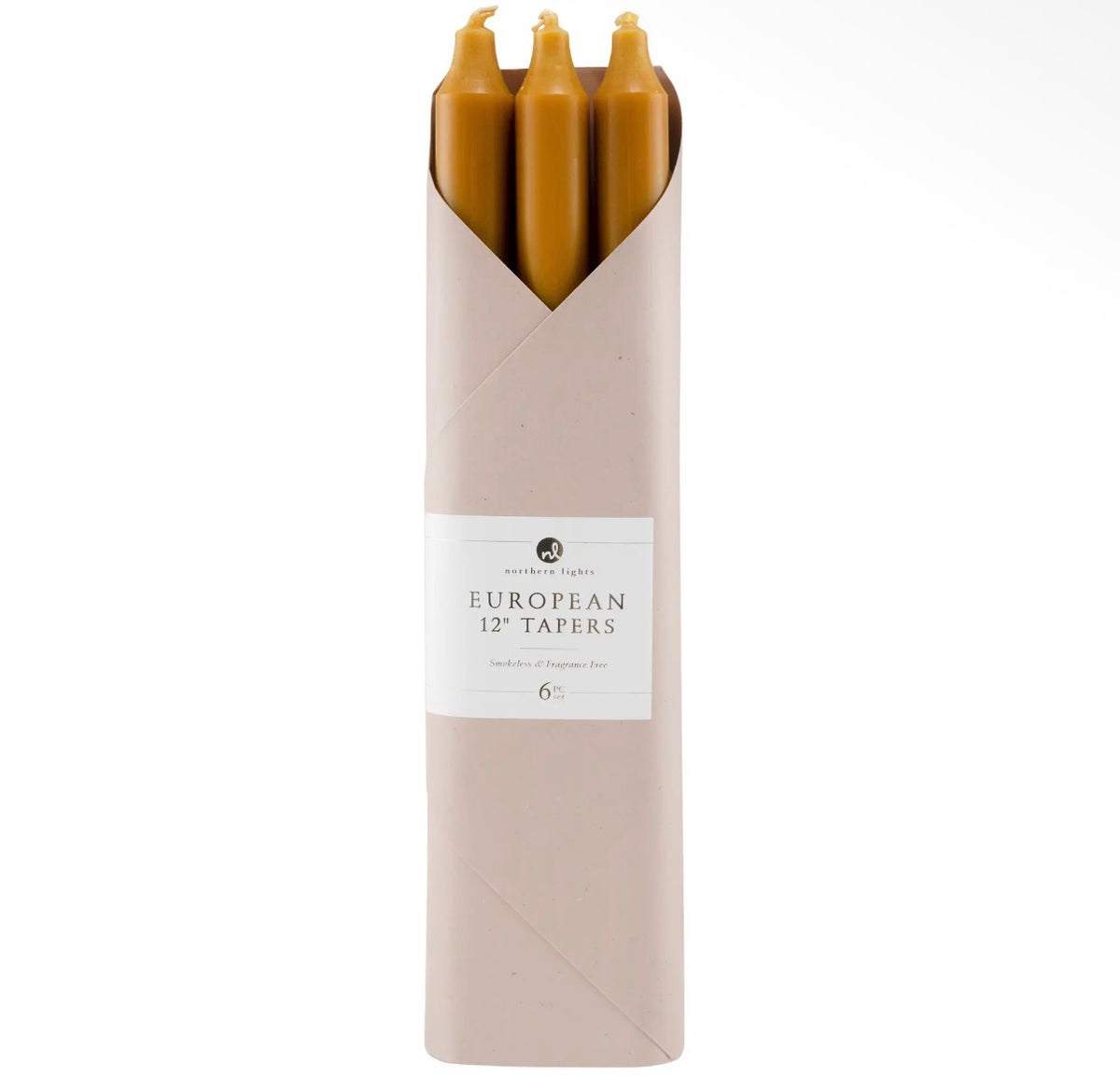 12” Taper Candles- 6 Pack