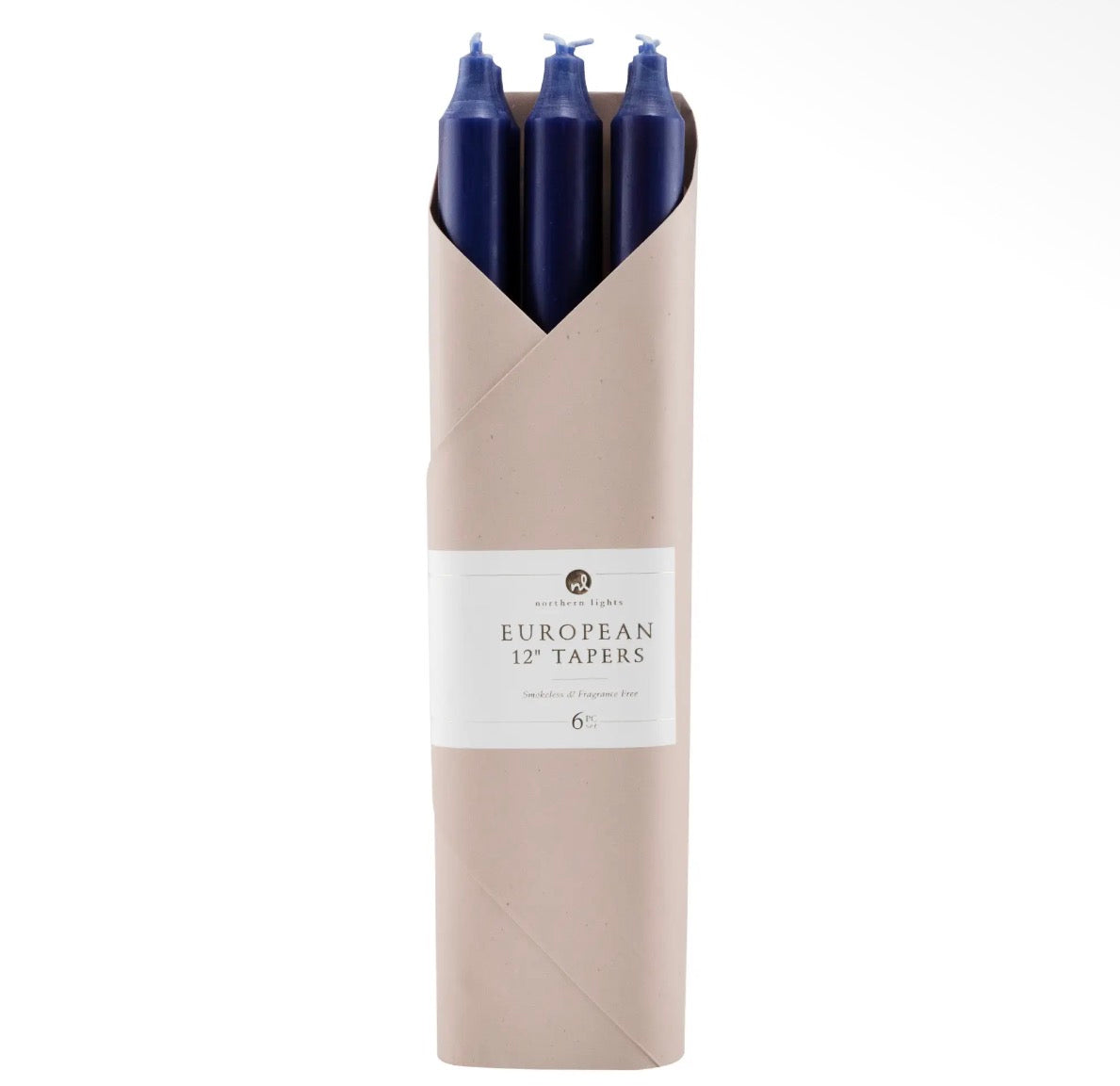 12” Taper Candles- 6 Pack