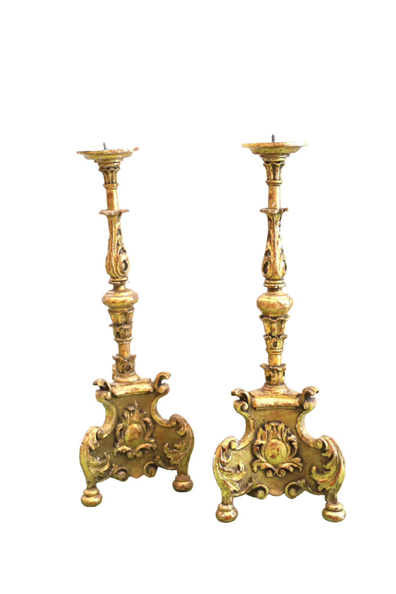 Pair of Antique Candle Stick Holders