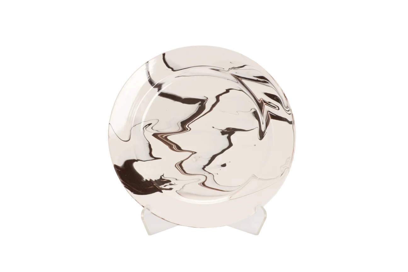 Brown Marble Charger
