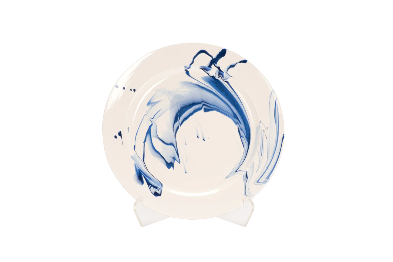 Delft Blue Marble Charger