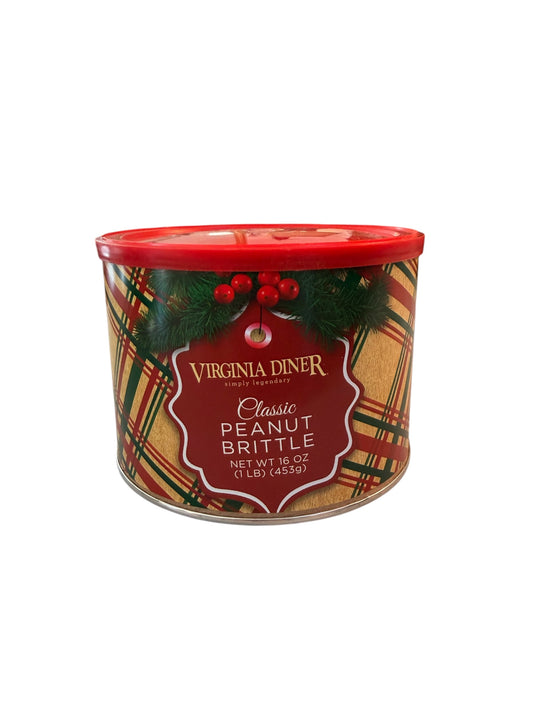 16oz. Holiday Plaid Classic Peanut Brittle