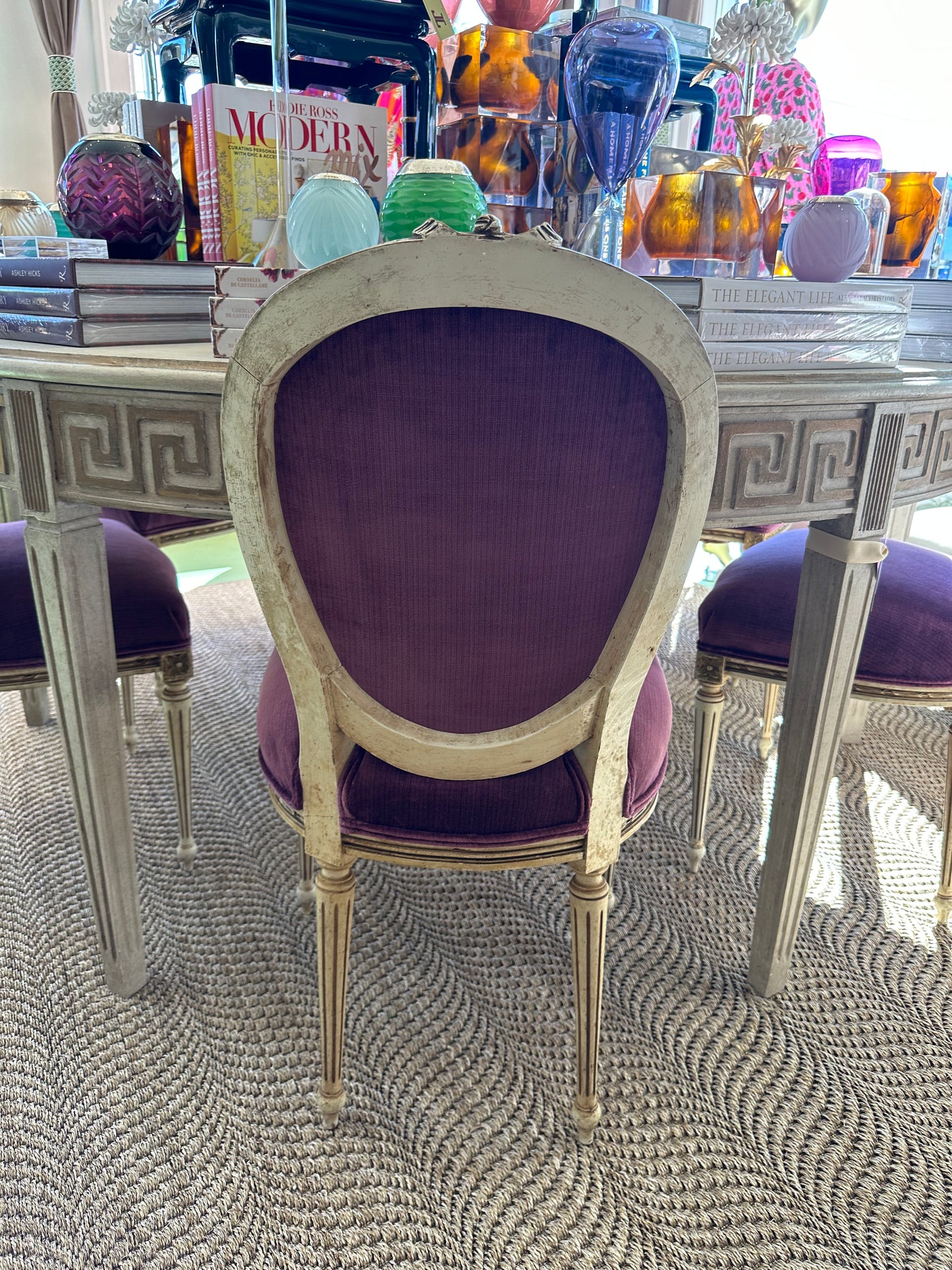 Set of 6 Louis XVI Style Dining Chairs