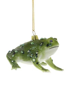 Jeweled Frog Ornament