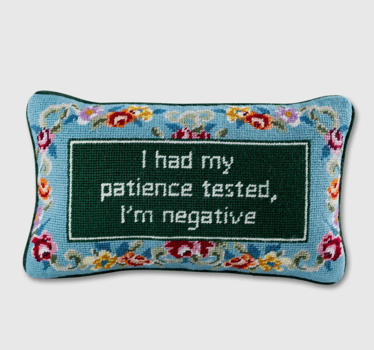 Needlepoint Occasional Pillow