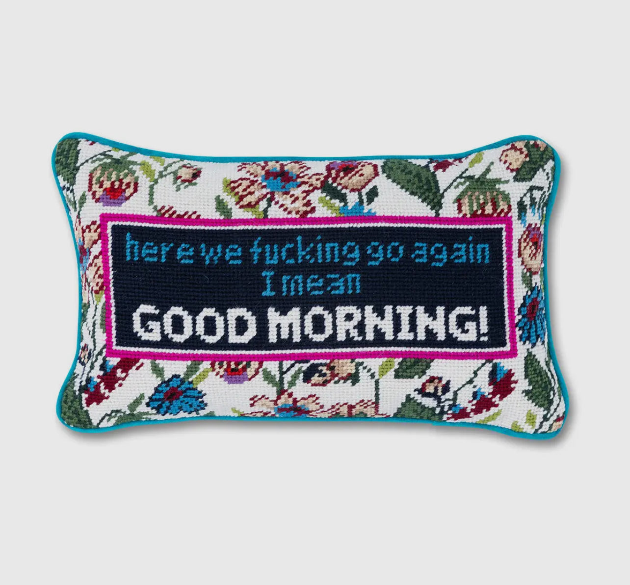Needlepoint Occasional Pillow