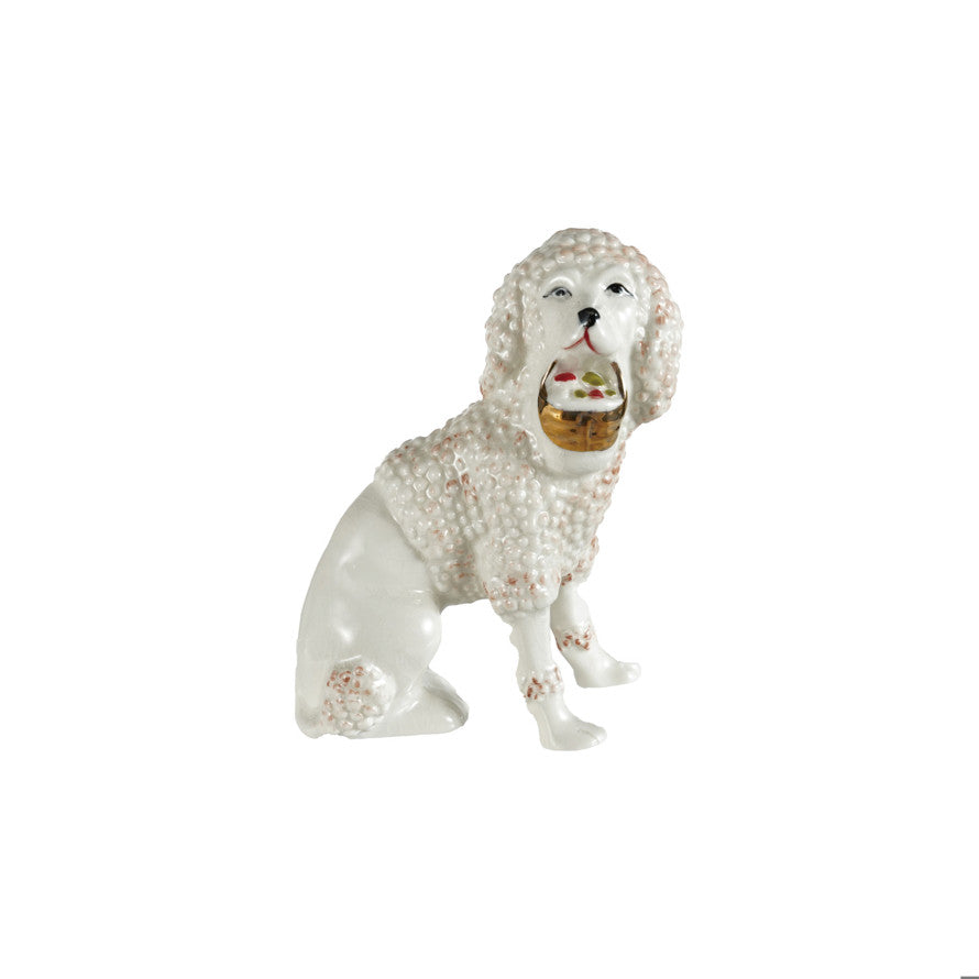 Staffordshire Poodle Statuette