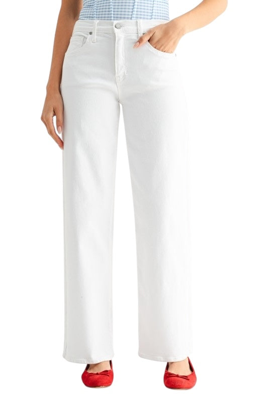 Loose Straight Fit Denim in Optic White