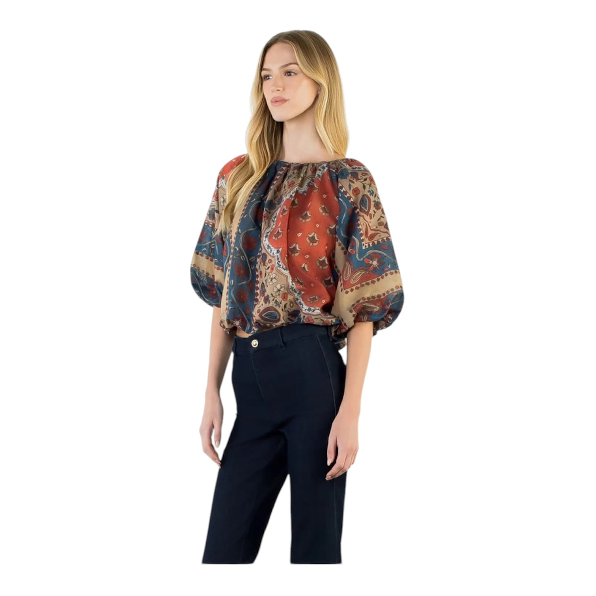 Bubble Patterned Top